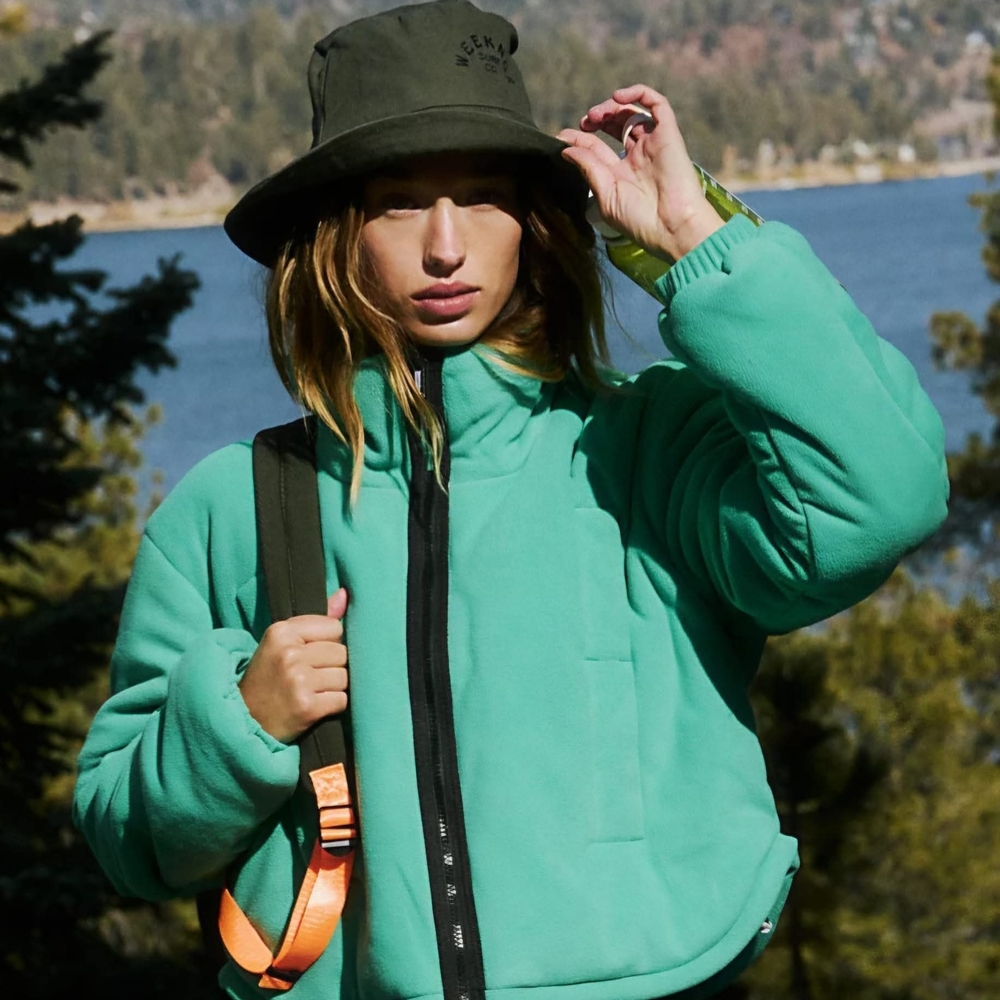 Free People Renegade Fleece Puffer